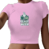 Cannabis Cropped Top