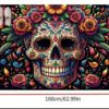 Day of the Dead Skull rug