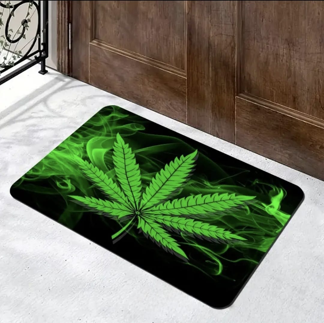 WhatsApp Image 2025-03-31 at 18.01.10_ab47c955 Cannabis Leaf Print Rug