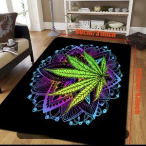 WhatsApp Image 2025-03-31 at 19.15.34_8bbb9acd Psychedelic Leaf Print Rug