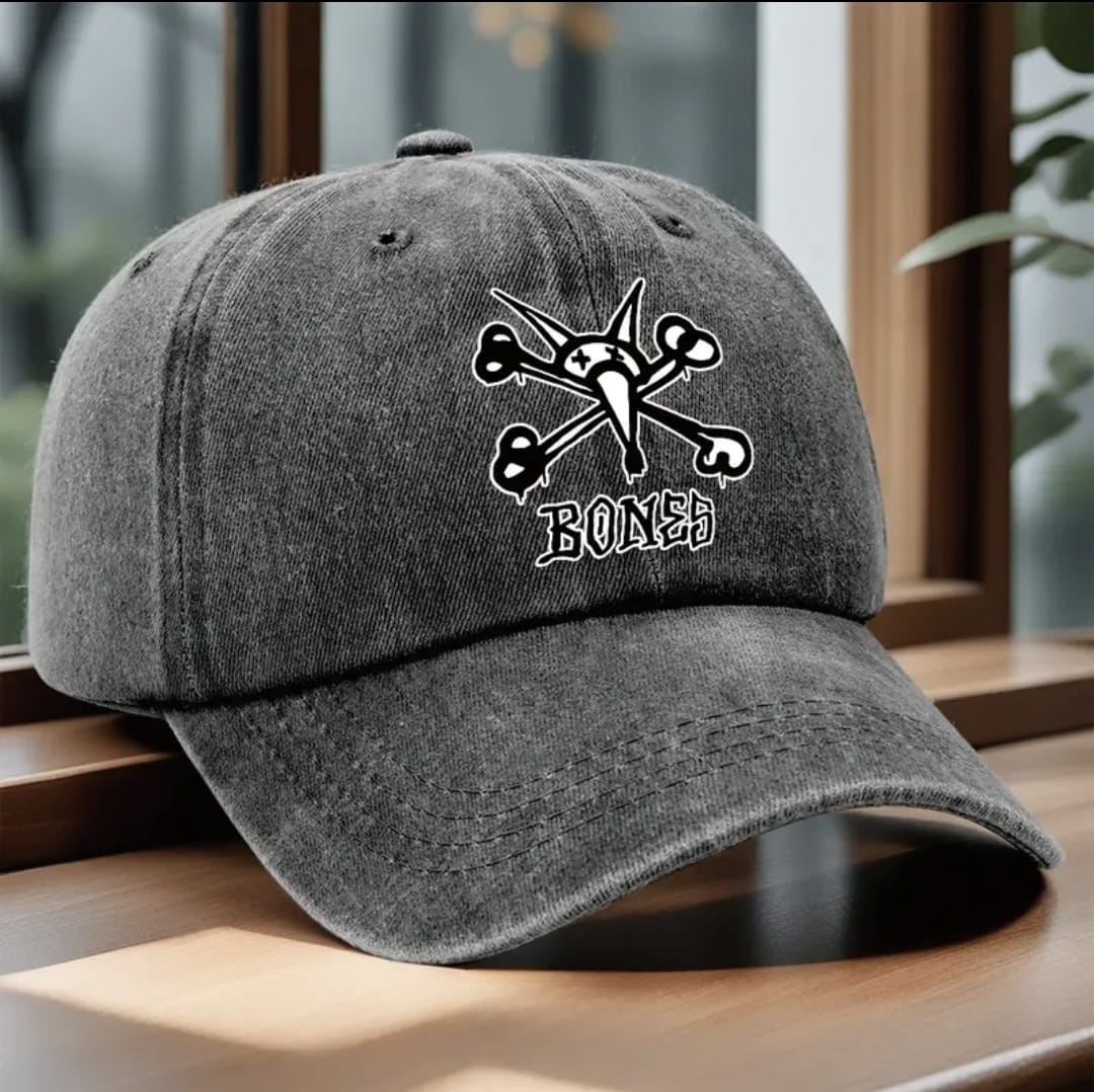 Rat Bones Graphic Baseball Cap