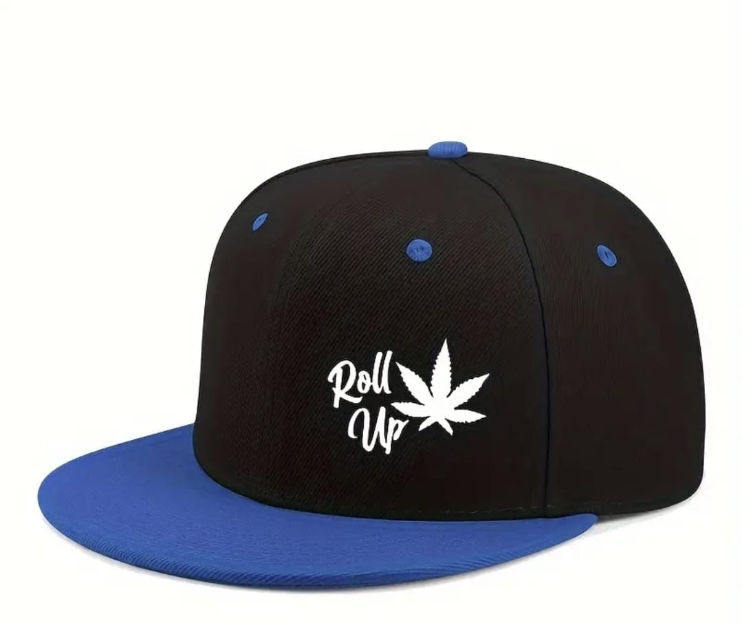 Roll Up Leaf Design Unisex Baseball Cap.