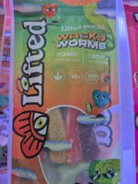 Lifted Wacky Worm 150mg gummies