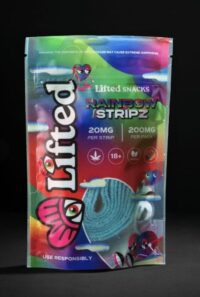 Lifted Rainbow Stripz 200mg Edibles